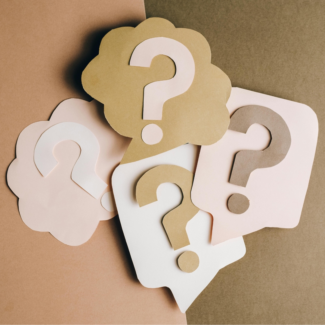 image of four question marks indicating questions Hoosiers should be asking of the 22 candidates being considered to become IURC commissioners