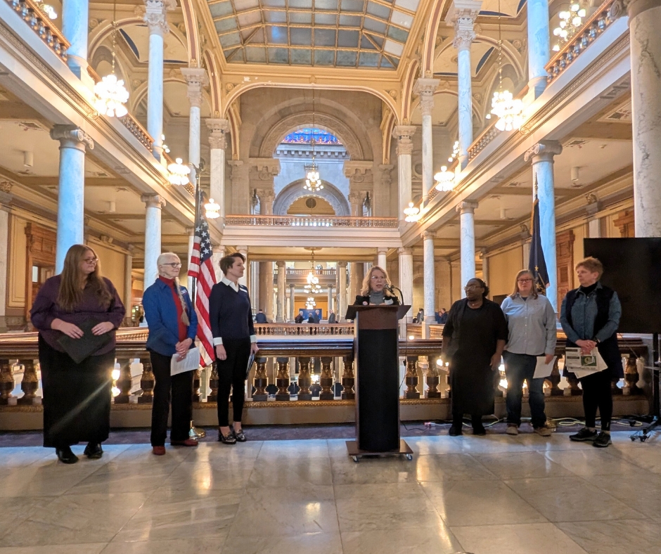 Indiana Conservation Voters took part in this year's Democracy Day at the Indiana Statehouse